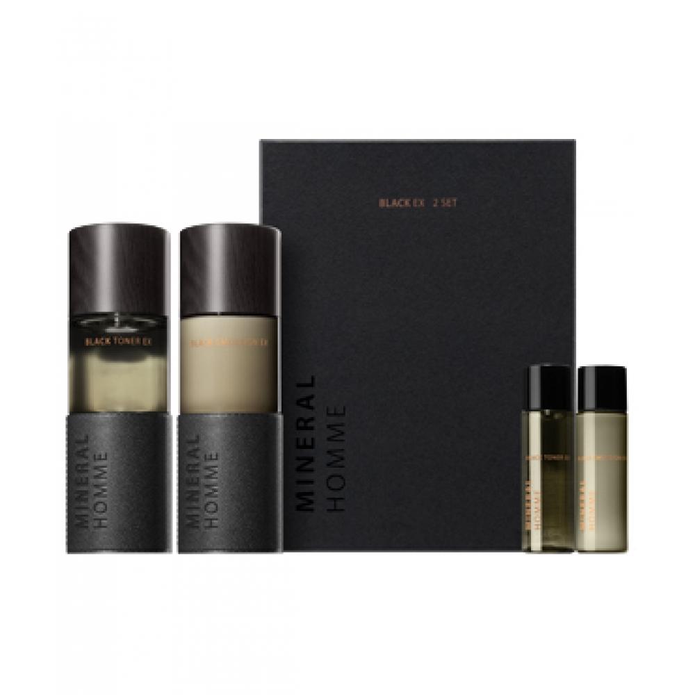 The Sam [travel Kit Gift] The Sam Mineral Homme Black Ex 2 Piece Set