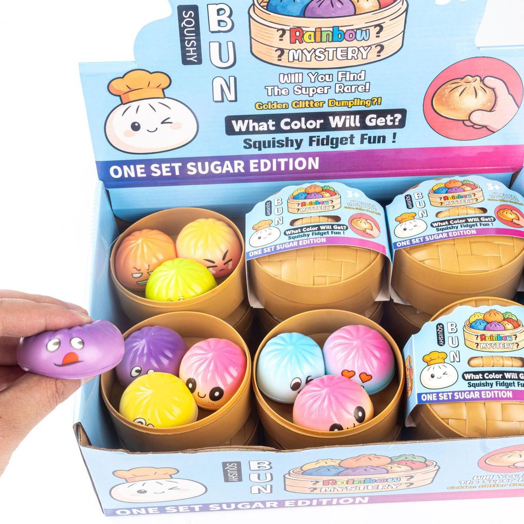 2026 Maltózový rohlík Squishy: Realistická parou vařená houska - antistresový míček, pomalu se vracející, Taba textura, Estetická kancelářská senzorická hračka