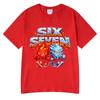 Six Seven Funny Cartoon 67 Meme T Shirts Unisex Women Clothing Fashion Harajuku Tshirt Summer Cotton Casual Short Sleeve Tshirts