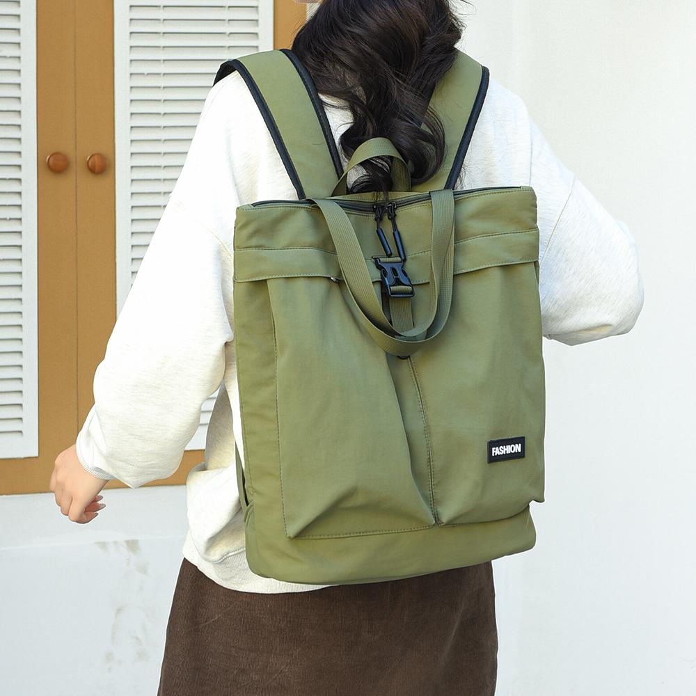 Dual-use Backpack Men Women Large Capacity Shoulder Tote Bag Handbag Lightweight Water-repellent Travel Backpack