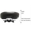 Bike Seat Comfort Saddle Dual Spring Designed with Memory Foam Breathable Soft Bicycle Cushion