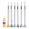 6pcs Silver Watch Screwdriver Aluminum Construction Watch Repair Tools  Watchmaking
