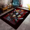Horror-Ikonen vereint Teppich Wohnzimmer- und Schlafzimmer-Matten Heimdekoration Schlafzimmerdekoration Schutzmatte Weihnachtsgeschenke