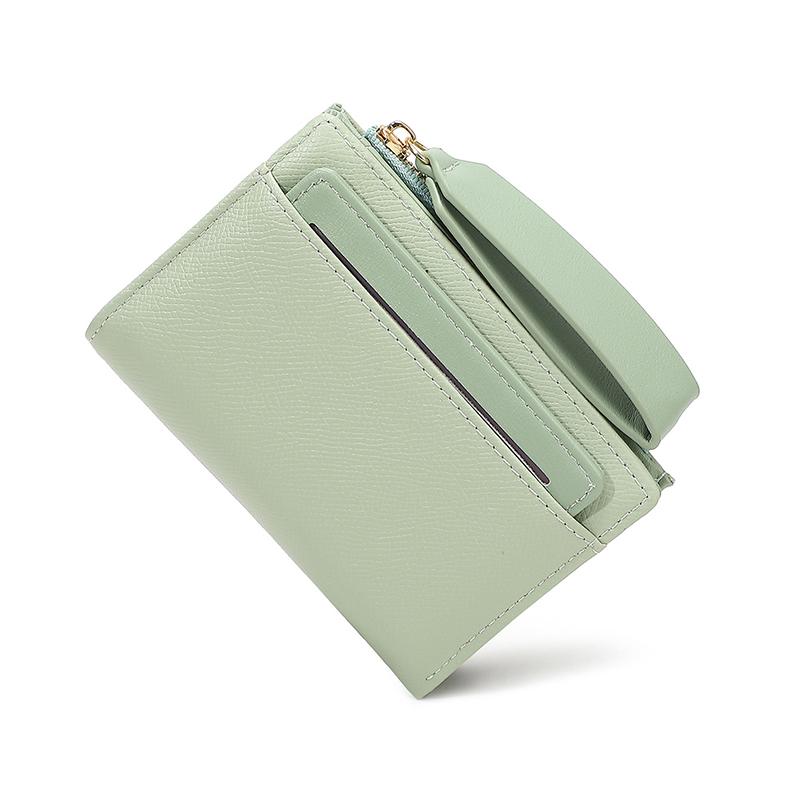 New Design Women'S Short Wallet With 8 Card Slots & Zipper Coin Pocket - Blocking Multi-Function Purse