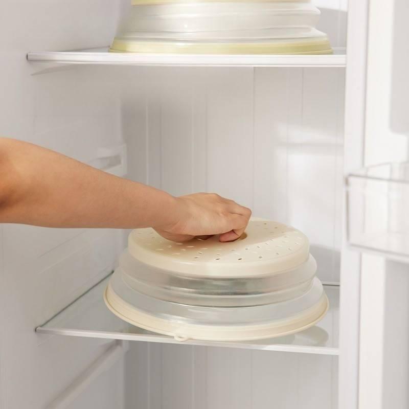 Microwave Cover for Food Splash-Proof BPA-Free with Foldable Shield for Home Use
