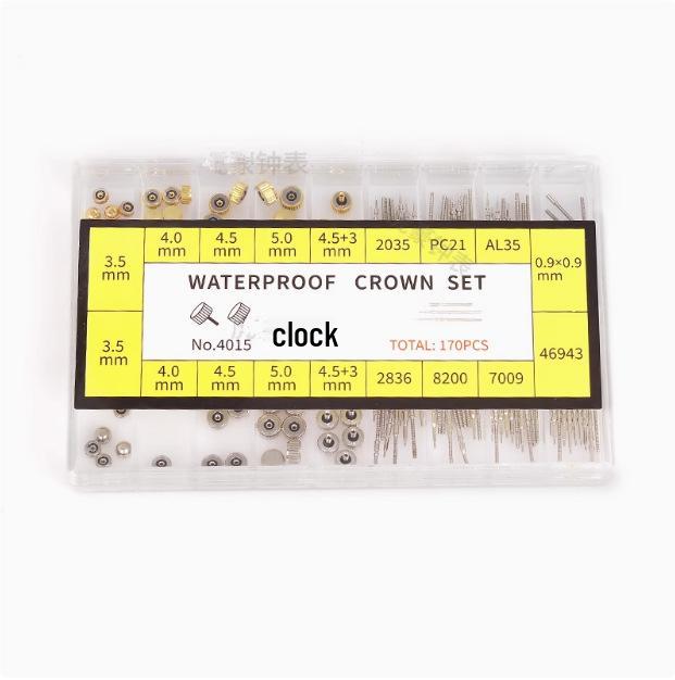 Messing Gold & Silber Uhrenkronen mit Stiel - Mehrere Modelle für Reparatur