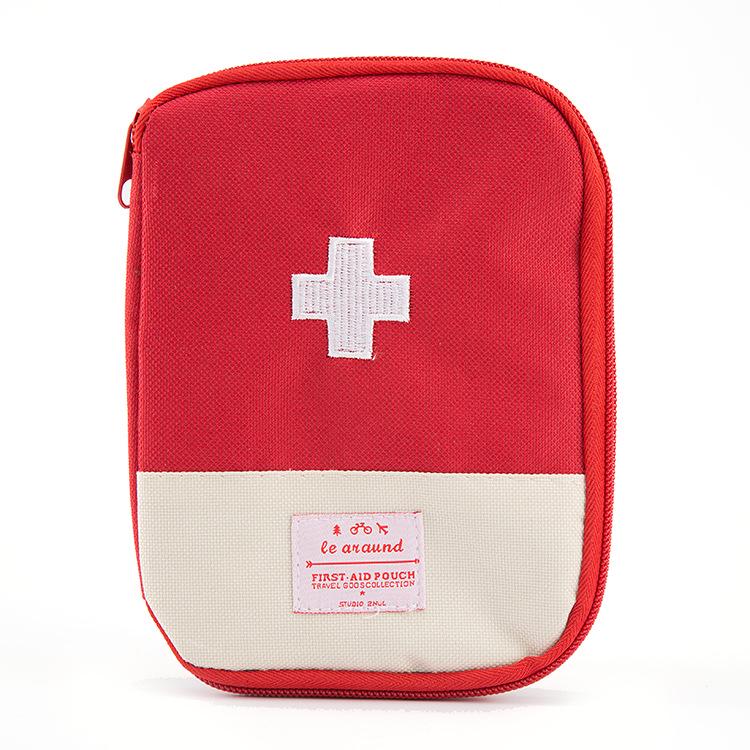 Best-Selling Portable Medical Storage Bag: Compact First Aid Travel Pouch with Oxford Cloth and Zipper Closure