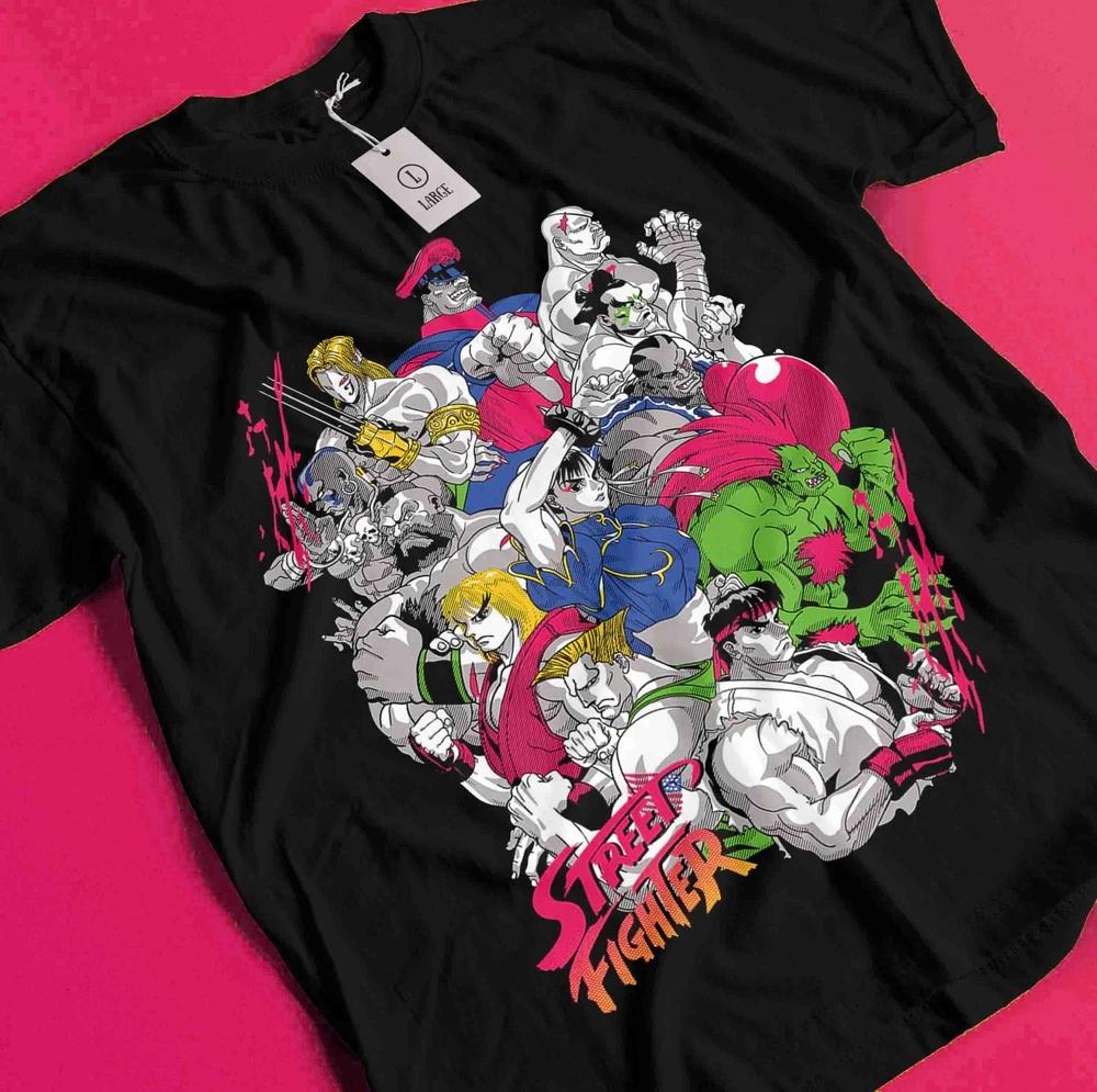 Sagat TShirt Street Fighter Shirt Chun Li Tshirt Akuma Anime Fight Zangief S