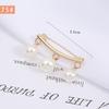 Pearl Anti-Exposure Brooch: Women's Waist-Cinching Pin & Clothing Decoration