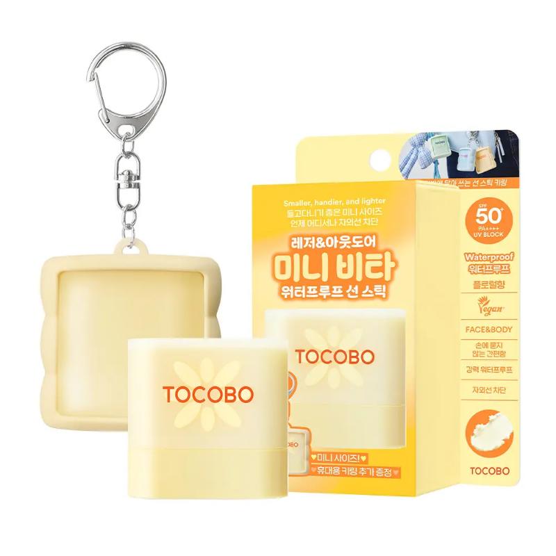 

TOCOBO Vita Waterproof Sun Stick Mini Set | SPF50+ PA++++ | Sweat & Water Resistant | Includes Limited Edition Keyring | 11g / 0.38 oz.