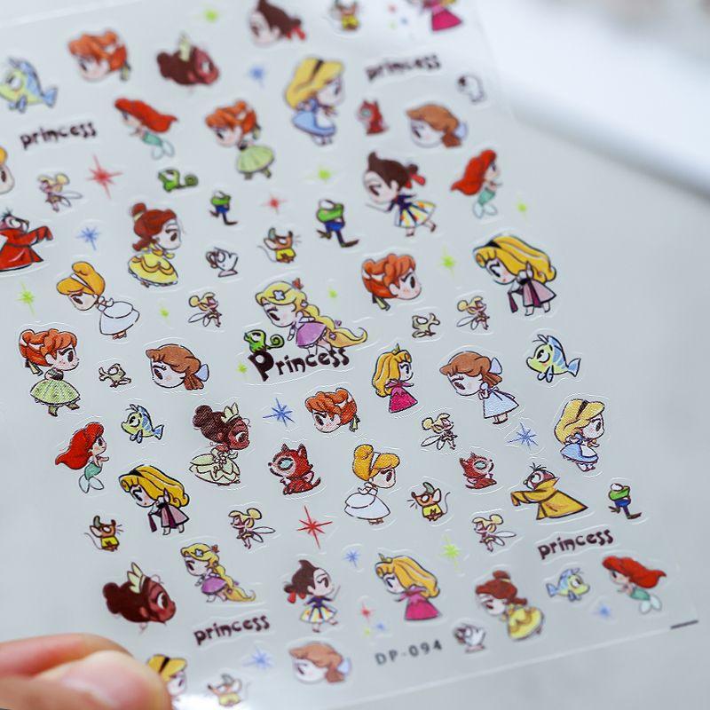 

Journal Decoration Cartoon Princess Nail Stickers DP094
