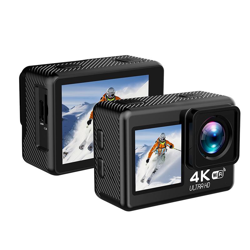 4K Dual-Screen Waterproof Action Camera for Cycling, Climbing, and Surfing with WiFi