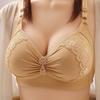 Women's Large-Size Breathable Wireless Bra for Middle-Aged Moms