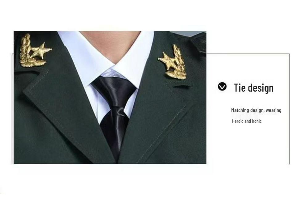 Militaire Paradeuniform Set voor Nationale Vlagteam: Unisex Prestatiekostuum