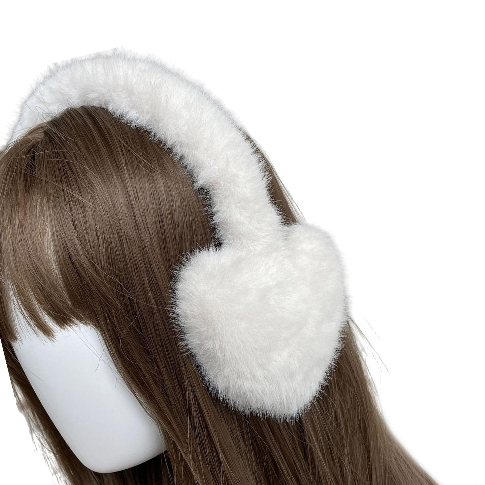 

Модные плюшевые наушники для женщин и девочек, регулируемые и удобные защитные наушники для удобного хранения, зимнее снаряжение B