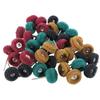 10pcs Buffing Drill Abrasive Brush Rust Remover Nylon Polishing Wheel Fiber 2.35mm Shank Fiber Grinding Head