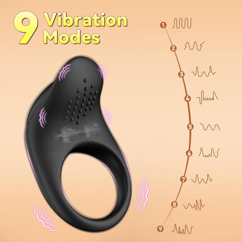 APP Control Vibrating Cock Ring for Men Ejaculation Delay Penis Ring Chastity Cage Clit Stimulator Adult Sex Toy for Couples