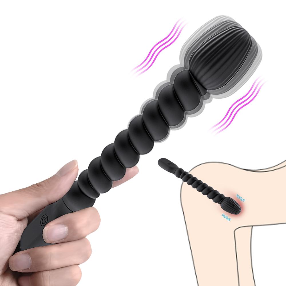 Anal Plug Vibrator Gay Butt Plug Big Dildo Anal Beads Vagina Vibrating Masturbation Tool Penetration Anal Toy Butt Plug Toys