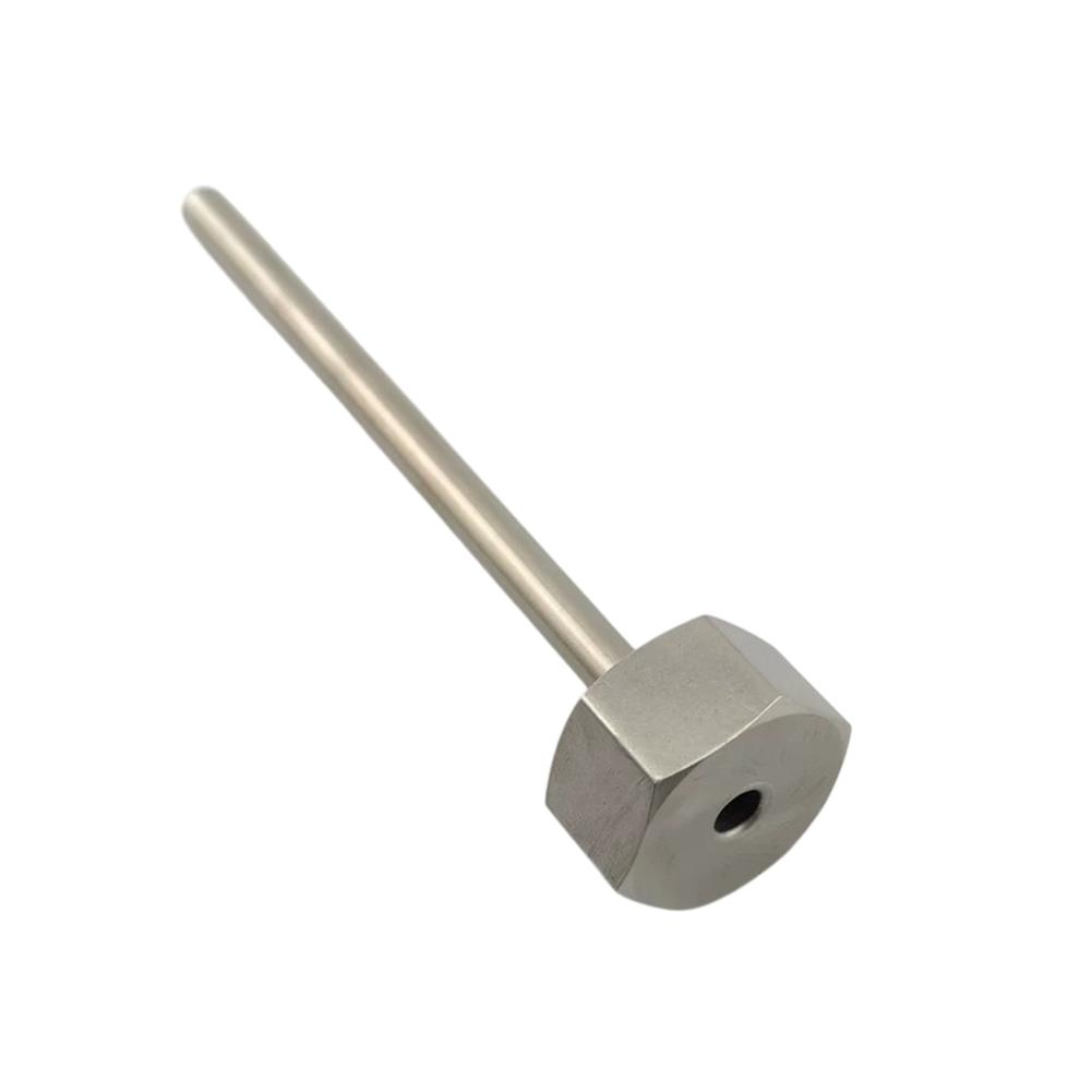 100mm 300mm Thermowell 304 Stainless Steel Temperature Sensor Protection Tube 8mm OD Waterproof Immersion- Sleeve Repair Parts