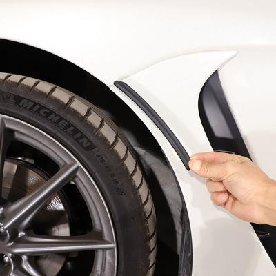 Für Subaru BRZ 2022 ABS Schwarz Auto Rad Rad Augenbraue Kotflügel Augenbraue Schutz Trim Aufkleber Auto