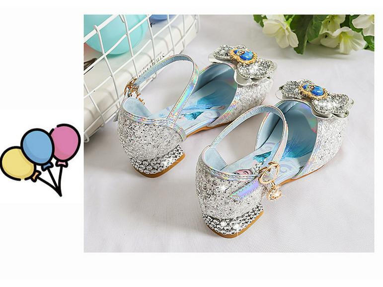 Toddler Girls' Summer Bowknot Princess High Heel Sandals