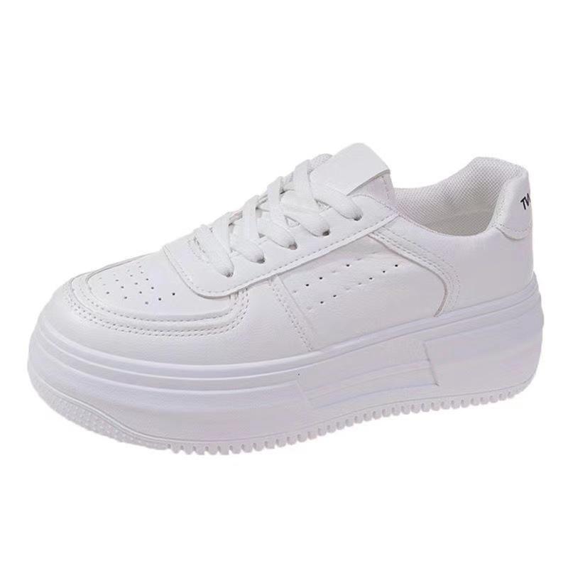 Thick-soled 22 new spring shoes summer board shoes casual sports shoes thin leather