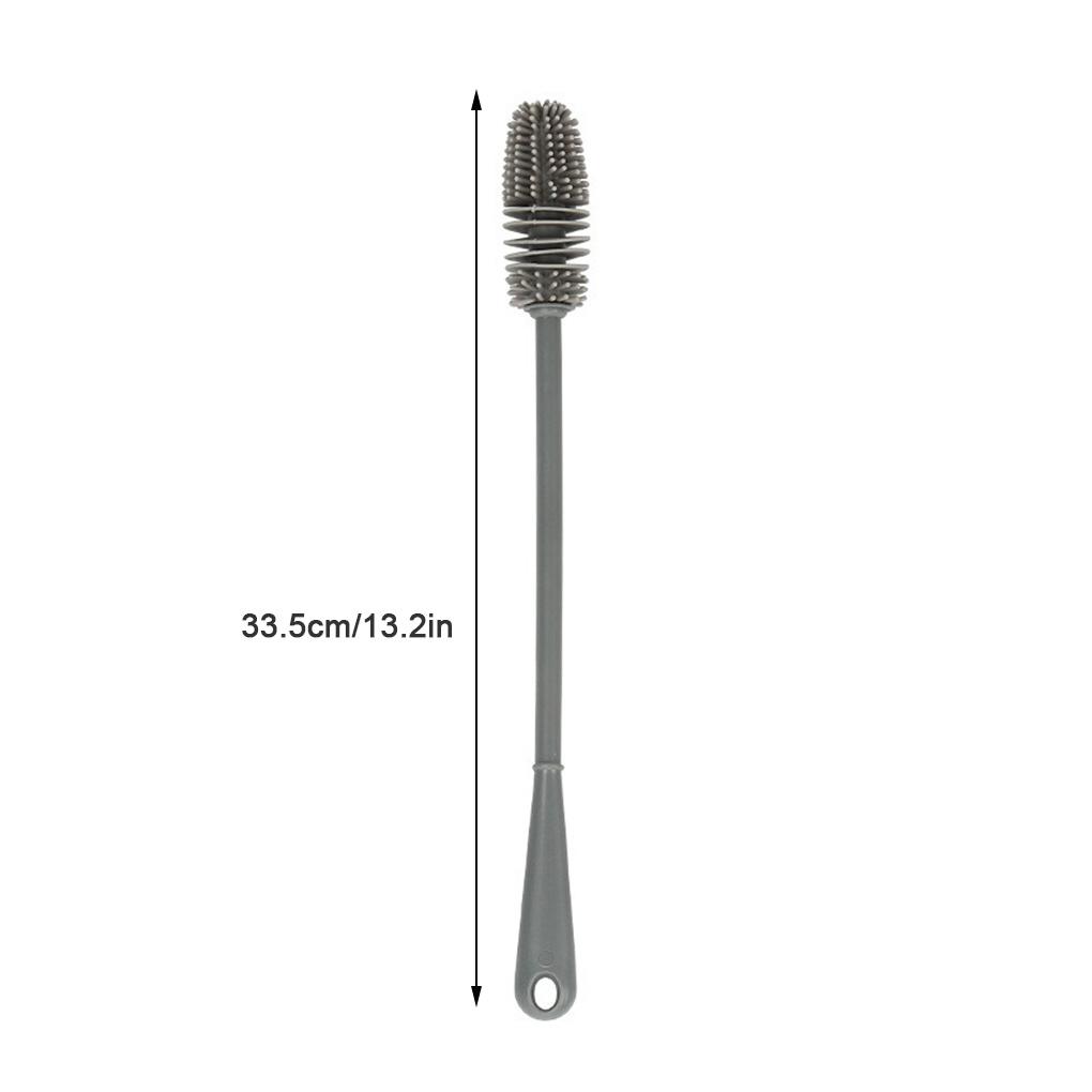 Brosse de Nettoyage de Bouteille en Silicone Tasses à Café Gobelet à Boisson Éponge à Récurer Résistante à la Chaleur Gadget Accessoires Bureau Restaurant Cuisine
