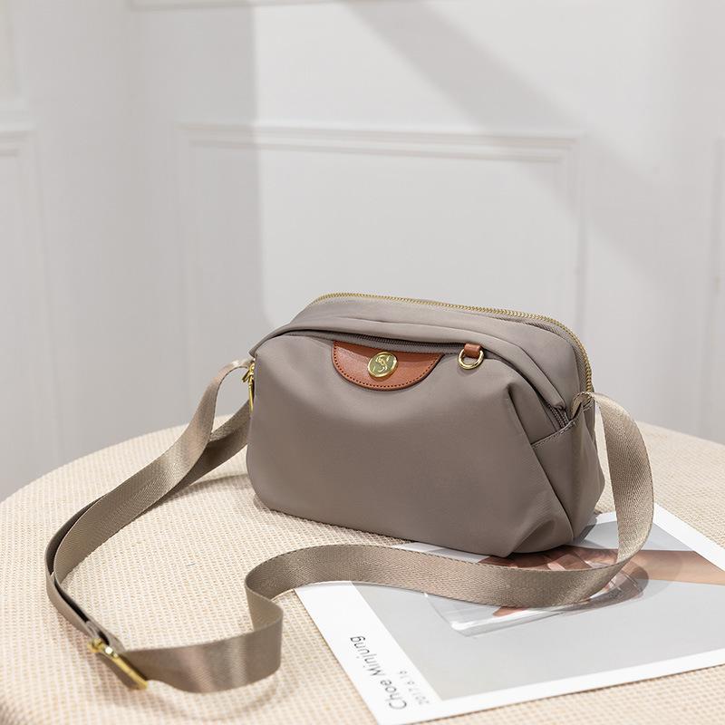 New Summer Oxford Cloth Women's Bag Simple and Easy To Match Commuter Bag Large Capacity One Shoulder Crossbody Nylon Canvas Bag