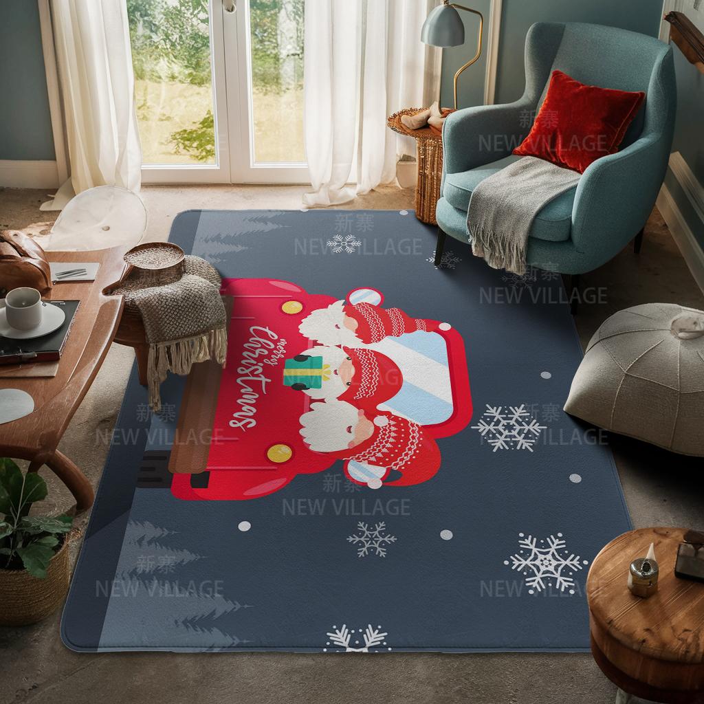 

Ковер у входа в дом Домашний коврик у двери Гостиная Ванная Комната Ноги ванная комната Нескользящие коврики с водопоглощением для ванной Счастливого Рождества зима 400mmx600mm