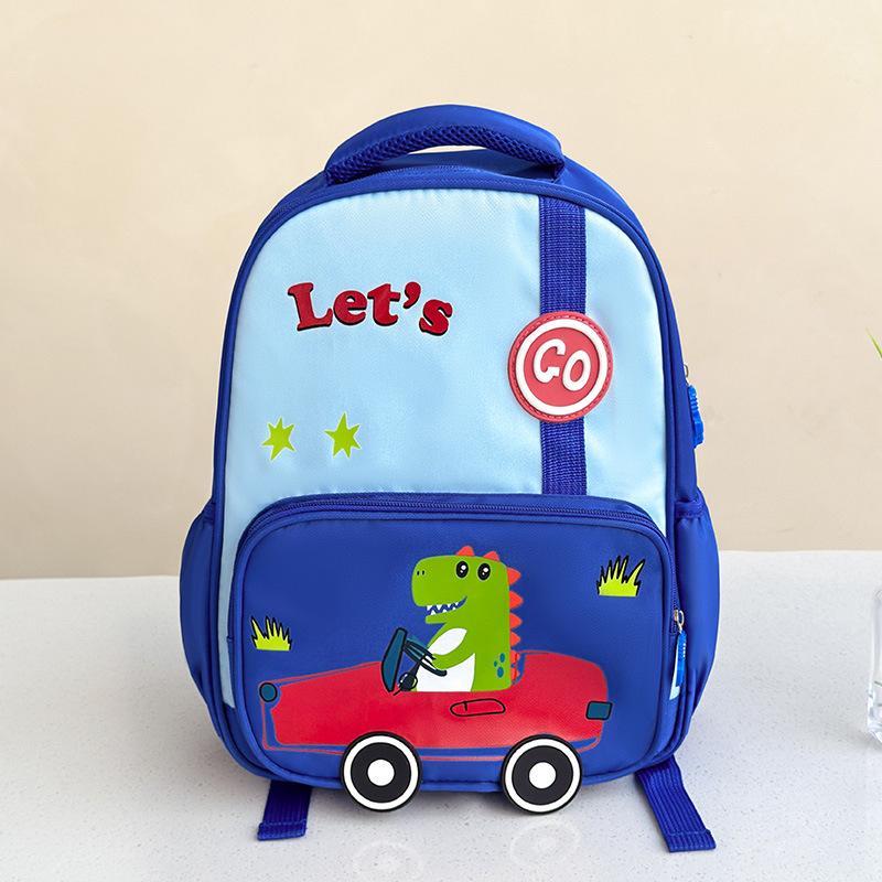 School bag kindergarten dinosaur car cute cartoon baby backpack boys and girls travel children's backpack