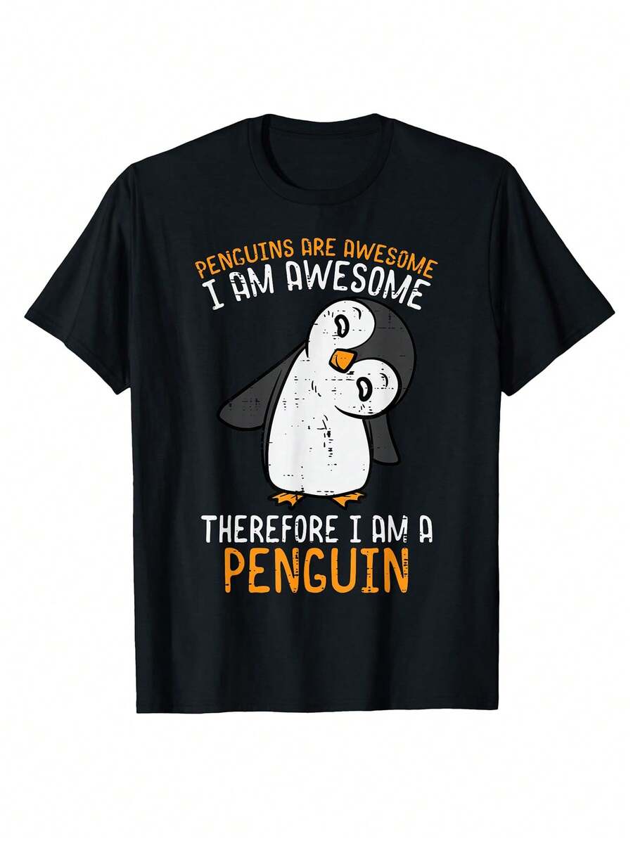 

Penguins Are Awesome Therefore Unisex T-Shirt S