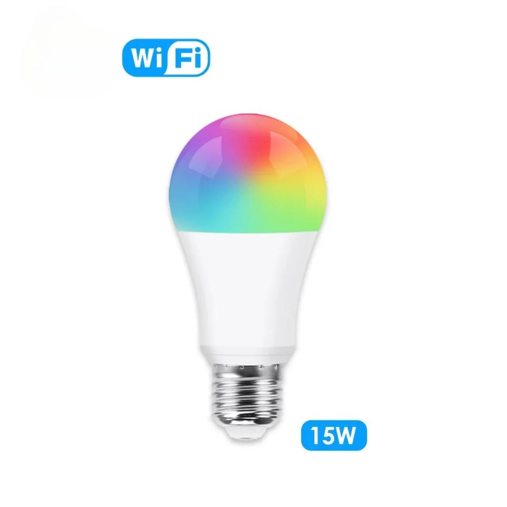 HOMZY WLAN/Bluetooth Smart Glühbirne E27 RGB Alexa LED Lampe Smart Glühbirnen AC 85-265V Smarte Lampen für Google Assistant Smart Life