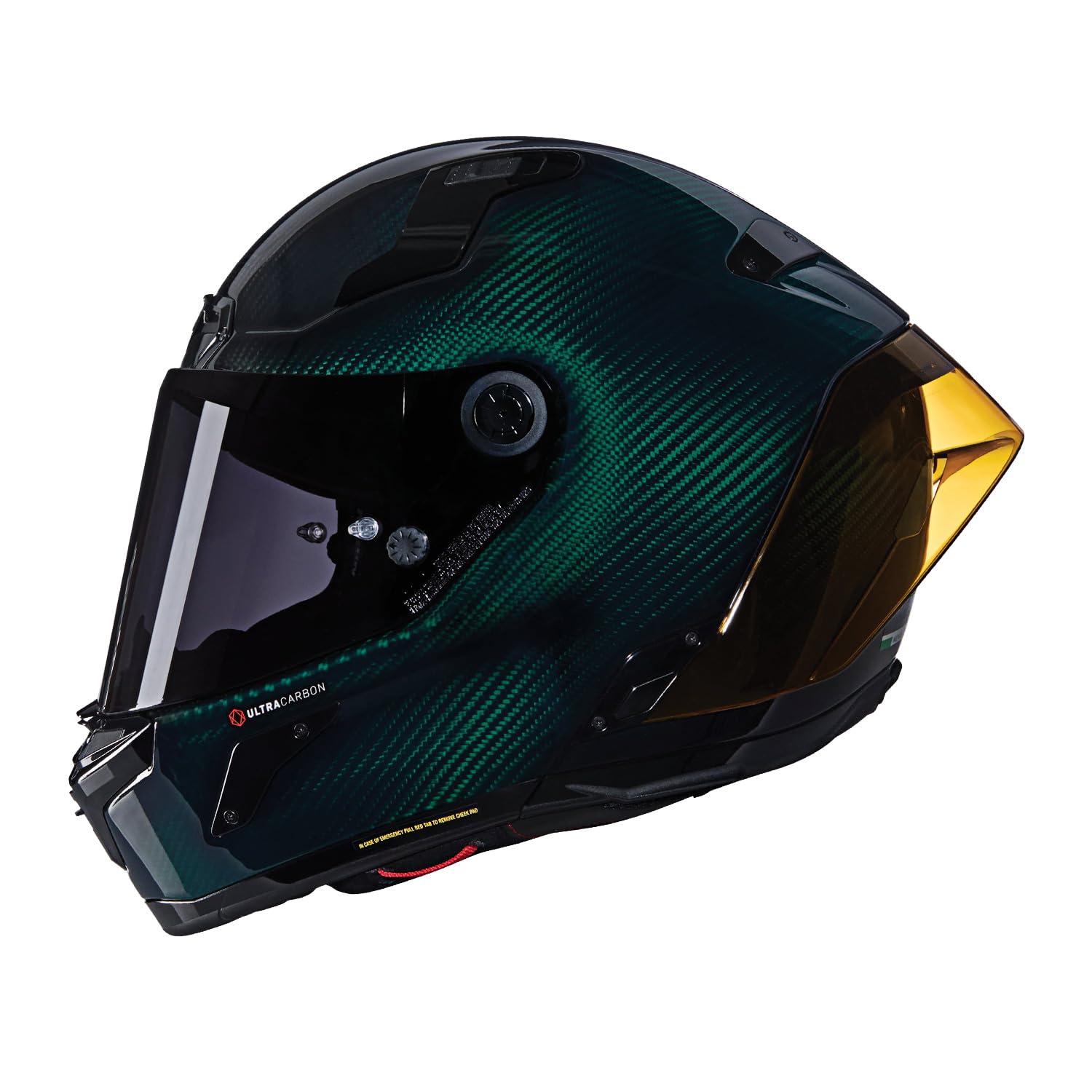 

NOLAN X-Series X-804RS Ultra Carbon Full-Face Motorcycle Helmet, LIQUIDO (GREEN/327), Size L (59-60cm), 49845