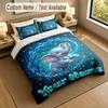 Elephant Theme Personalized 3Pcs Bedding Set Custom Text & Name 1 Sheet 2 Pillowcases Household Bedding 1pc