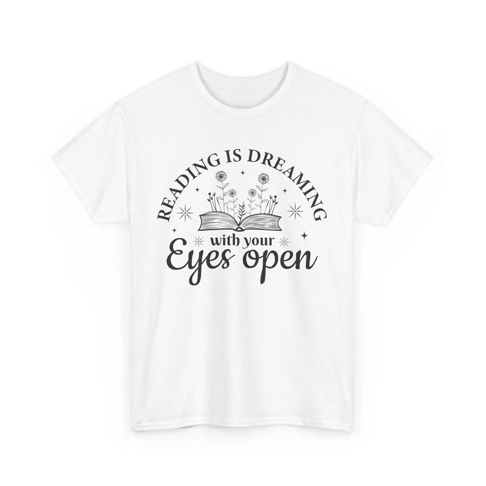 

Book T-Shirt | Booktrovert T-Shirt | reading is dreaming with your eyes open 3XL