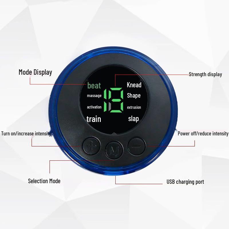 Rechargeable Full Body Pulse Massager for Cervical, Waist & Back