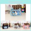 Stylish Transparent Cartoon Tote Bag For Women Large Capacity Casual School Use