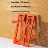 Door Hinge Mounting Template Kit, Hinge Router Template & Installation Tool for 3-5" Hinges Adjustable 3D Hinge Punching Mo K9L7