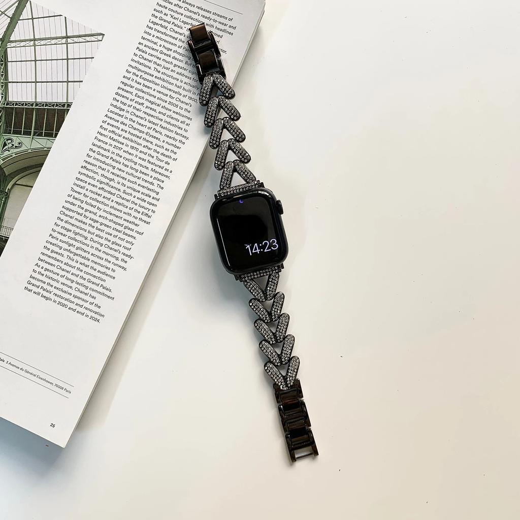 Luxusní náramek z masivní nerezové oceli pro Apple Watch Ultra 49 42 40mm 46 44 41 45mm Řemínek pro iWatch 10 9 8 7 6 SE 5 Dámský pásek