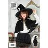 Clearstone Cosplay Halloween Wonder Witch Mantle Set Womens Black