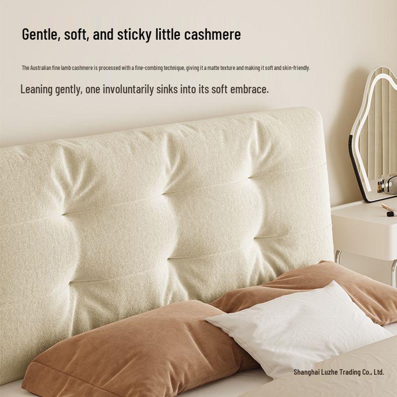 Washable Tatami Bedside Backrest Cushion with Lumbar Support