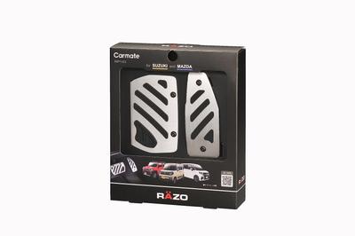 RAZO Aluminum & Rubber Pedals for Cars, Compact, Suzuki, Mazda RP143