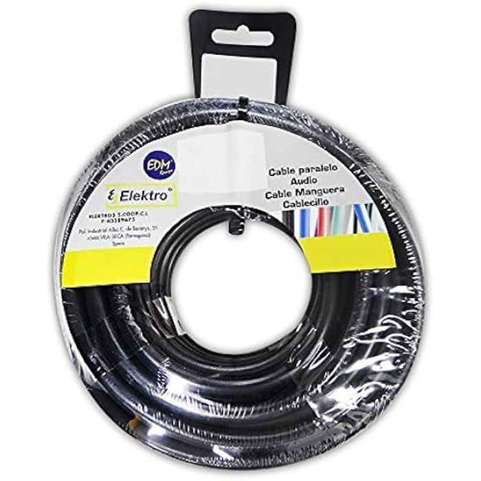 Moulinet de Tuyau - EDM - 28053 - Noir - 20 m - Jardinage