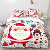 Christmas themed Santa Claus 2/3 piece bedroom set,Children'sGift Teenagers adulte Microfibre double bed Duvet Cover