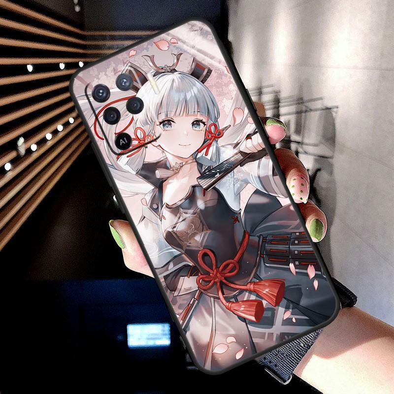 Genshin Impact Kamisato Ayaka Case For Oppo A17 A57 A77 A76 A16 A96 A18 A60 A80 A40 A38 A58 A78 A98 A94 A74 A54 A15 A5 Pro