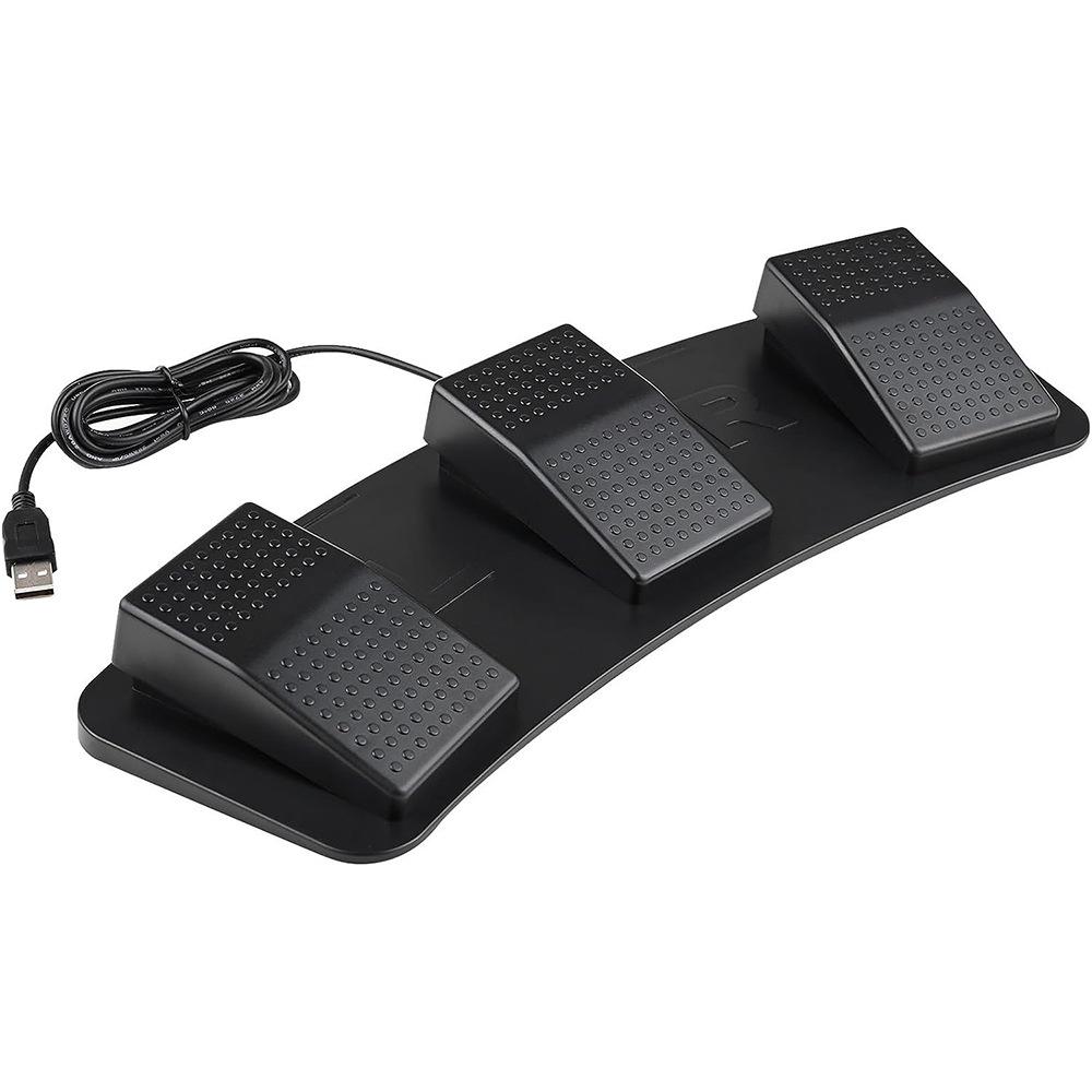 

USB потрійний педальний контролер чорний