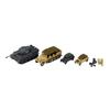 Pit Road 1/144 SG Series WWII German Army Military Vehicle Set 2 Plastic Model SGK05 Molded Color