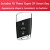 For Vw Passat B8 Arteon Atlas Cross Sport Jetta  Transparent And Transparent Car Key Fob Cover Pack Accessories