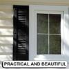 A60zvinyl Shutter Fastener Window 36Pcs 3 Inch Pegs Screws Panel Lok Pin Spikes Anchor(Black)May