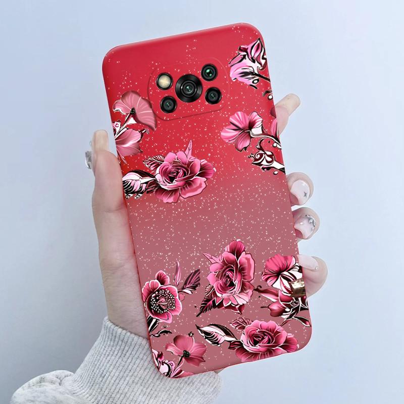 For Xiaomi Poco X3 Pro Case Flower Girls Design Soft Silicone Phone Back Cover For Xiomi PocoX3 Pro X 3 3X Poco X3 NFC Shells